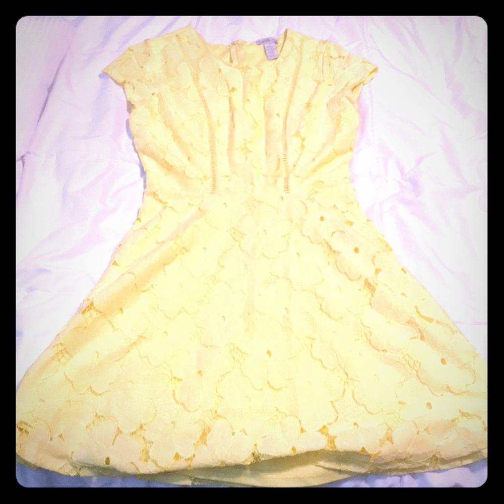 Charlotte Russe size small yellow dress